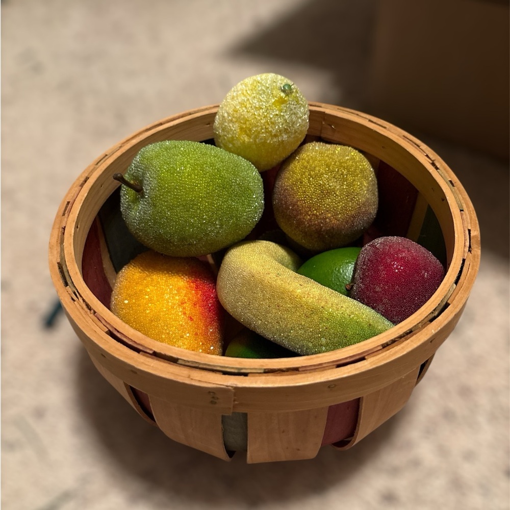 Colorful Artificial Fruit Basket